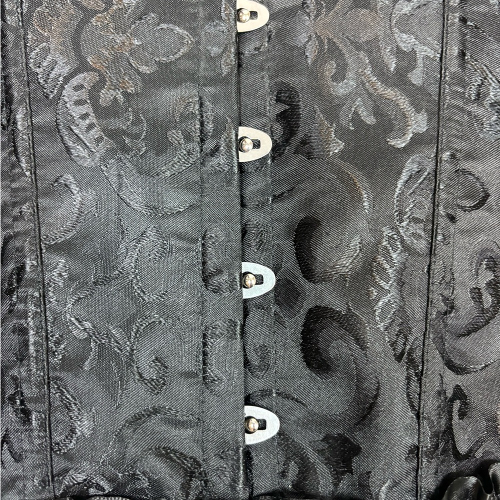 Black lace up corset‎ - Picture 5 of 6